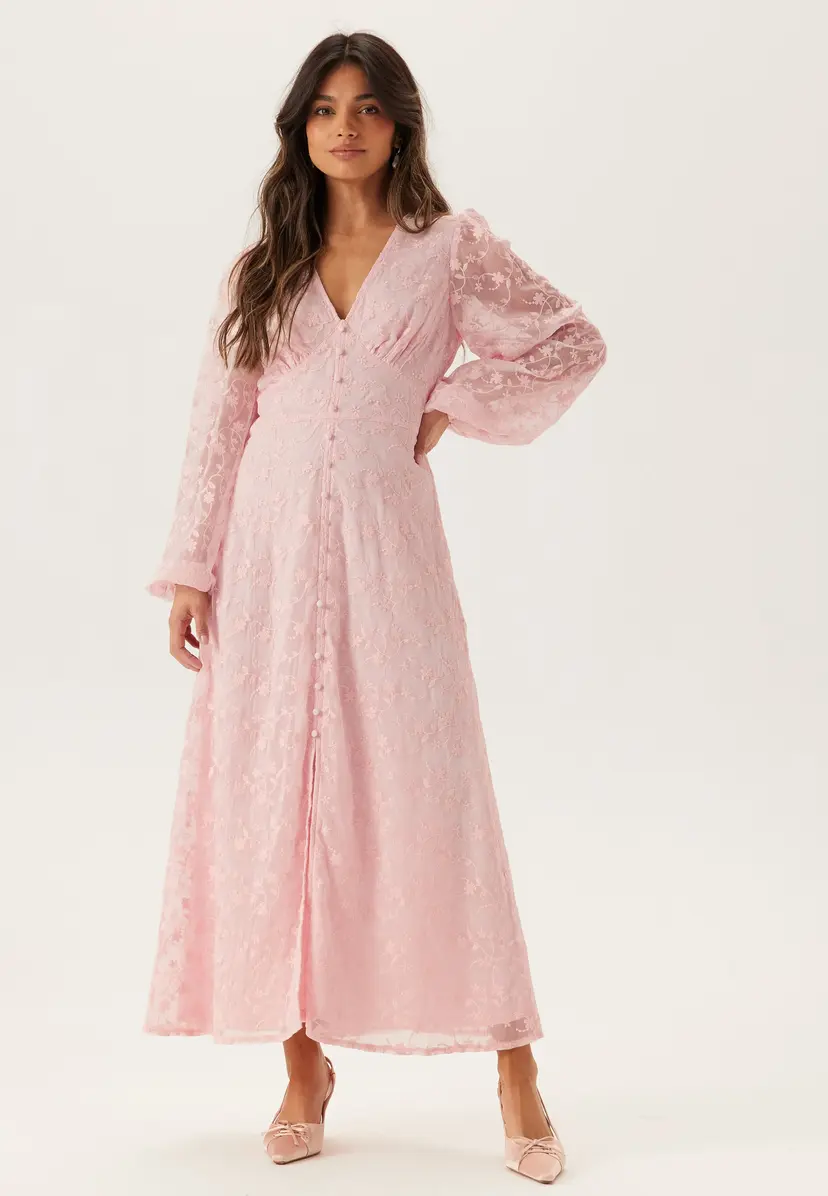 Bubbleroom Occasion Embroidered Midi Dress