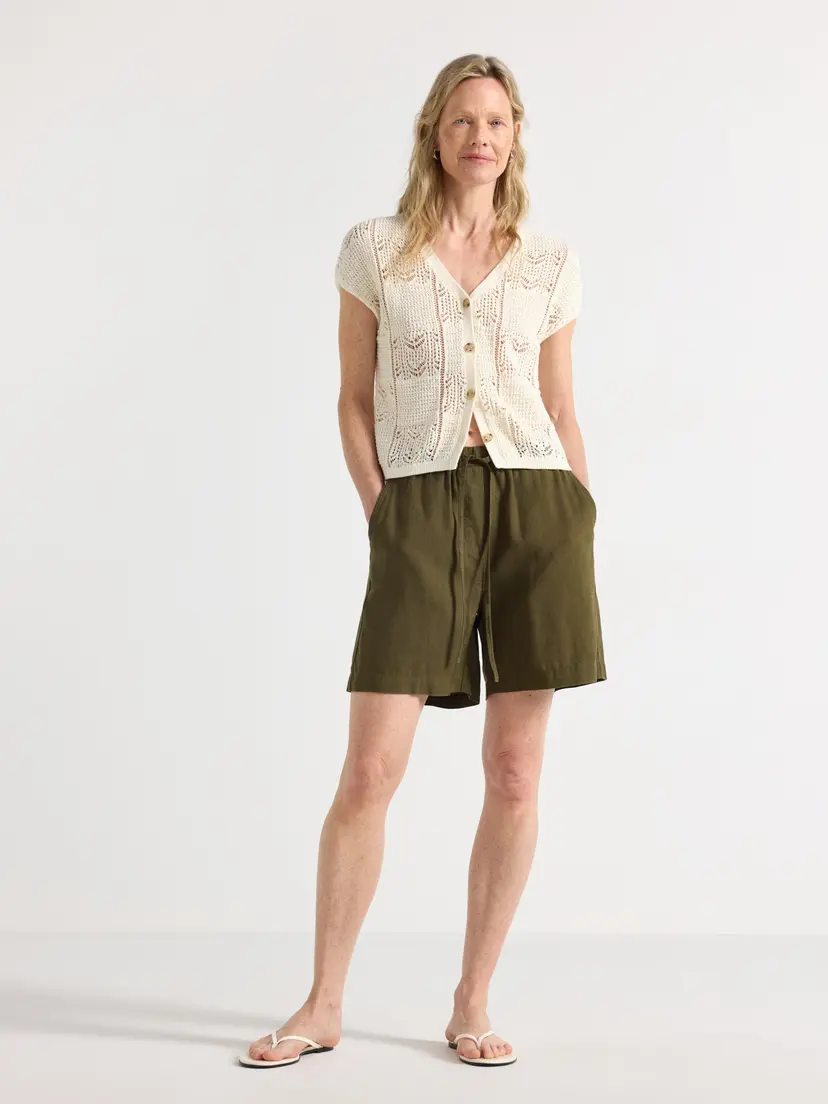 Lindex Shorts i linblanding