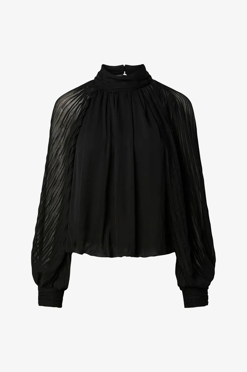 Y.A.S Bluse Yasolera Ls Top S. - Svart