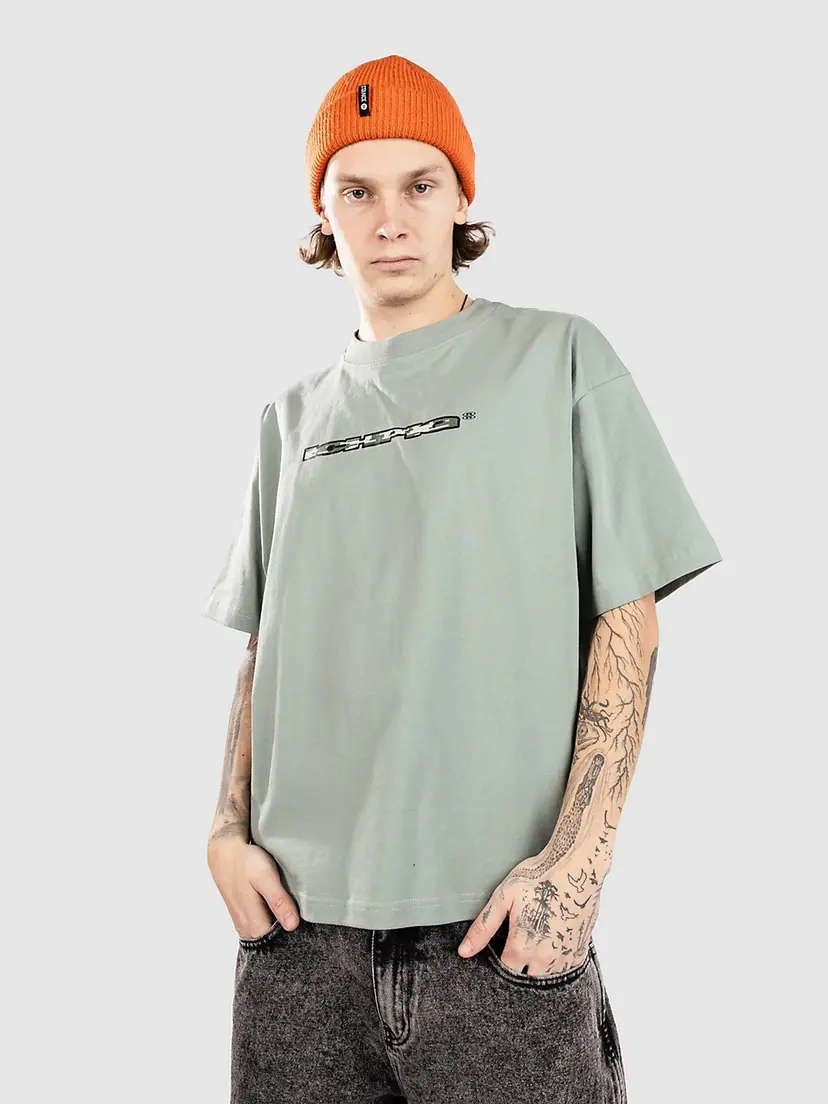 ICHPIG ICHPIG Fused Logo T-skjorte grønn
