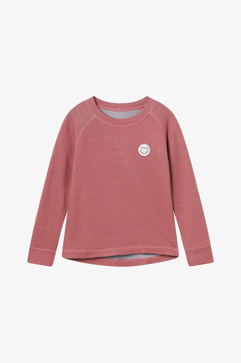 Viking Termisk topp Soft Baselayer Merino Top - Rosa