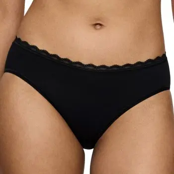 Triumph Truser Feel Of Cotton Tai Svart bomull 36 Dame