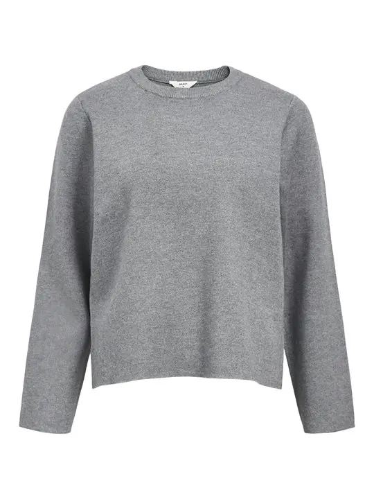 Object Object - Reynard O-Neck Pullover - Medium Grey Melange