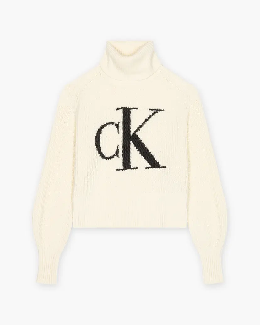 Calvin Klein Jeans Calvin Klein Jeans LV047D349G Beige Turtleneck sweater