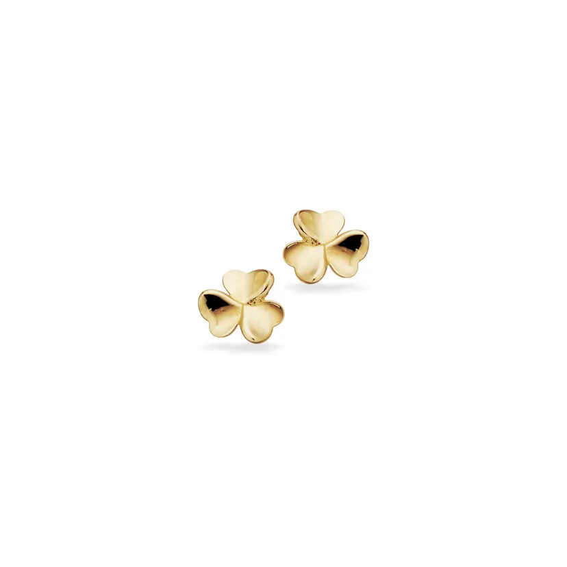 Scrouples Scrouples - 8 karat guld kløver ørestikker - 122963