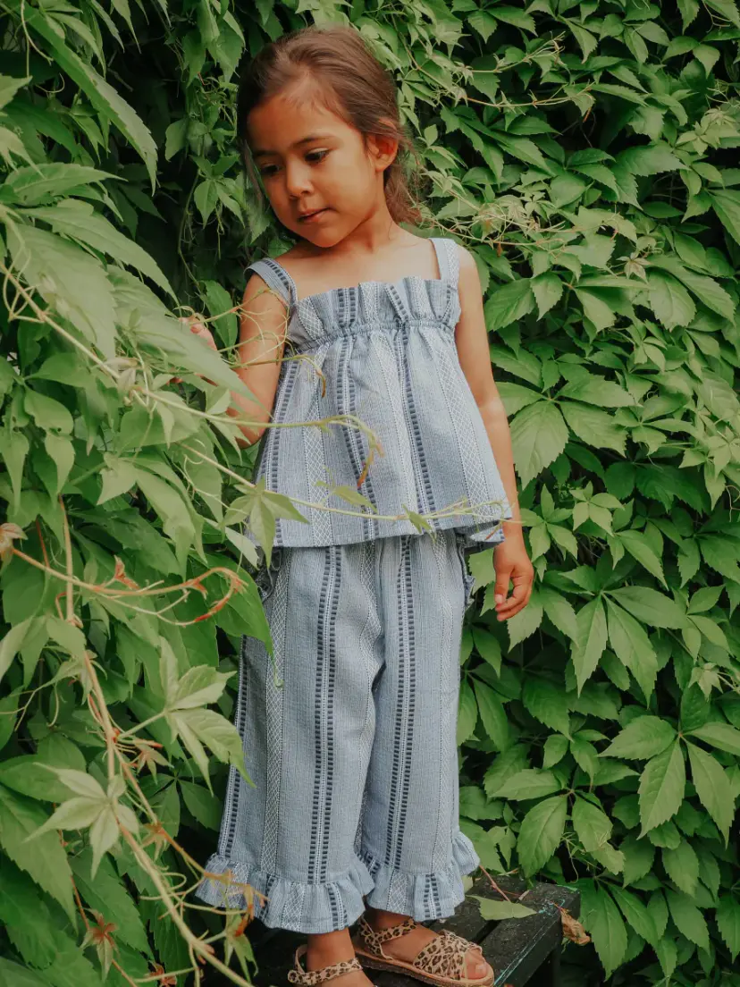 Fliink Fliink Amie Ruffle Topp Blå (98 /3 år)