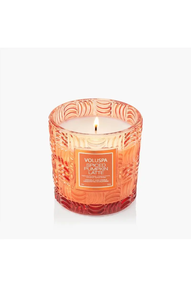 VOLUSPA Classic Boxed Candle 340g - Spiced Pumpkin Latte