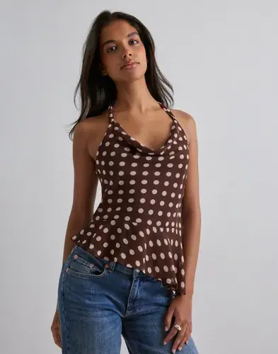 Nelly Nelly - Multi/Mønstrete - Flawless Halter Neck Top
