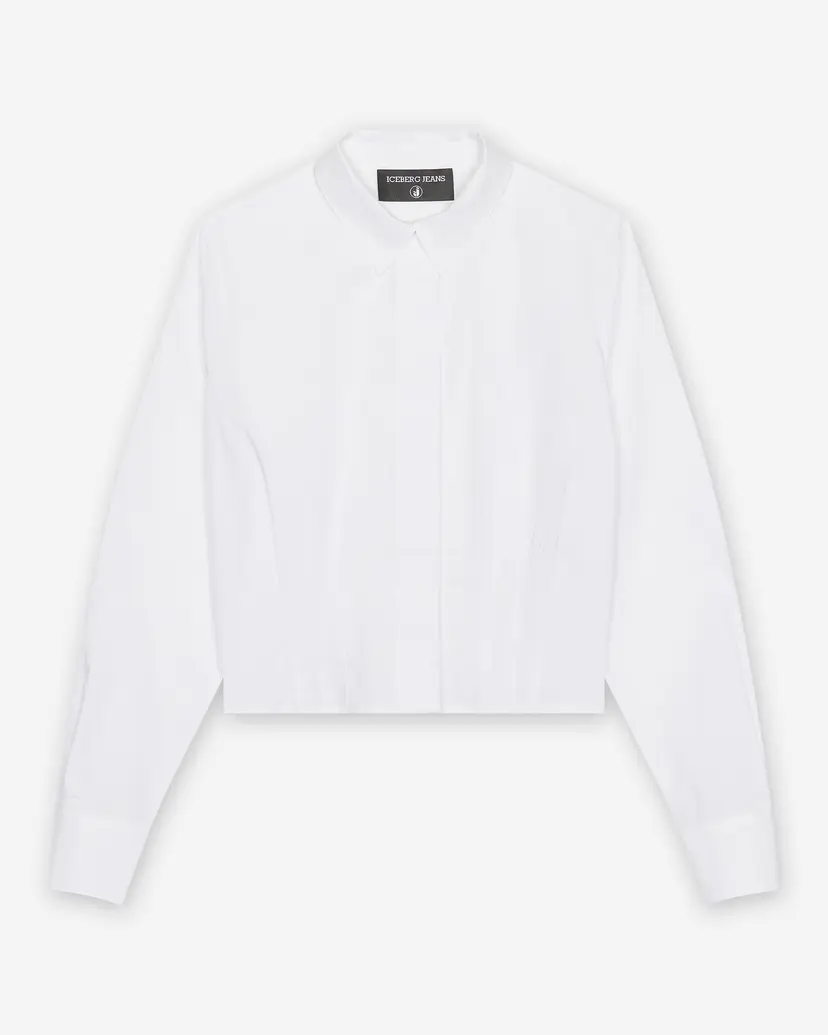 Iceberg Jeans Iceberg Jeans G081-JOP1 White Cropped shirt