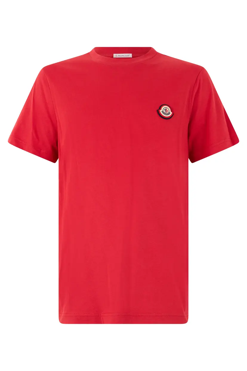 Moncler Moncler T-skjorter – Rød