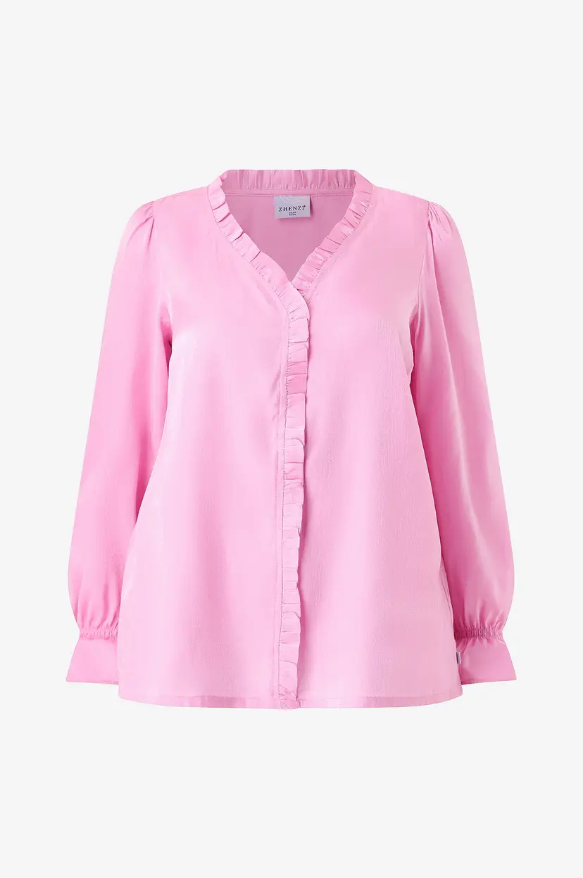 Zhenzi Bluse Zh-Mitzy 1643 Blouse - Lilla