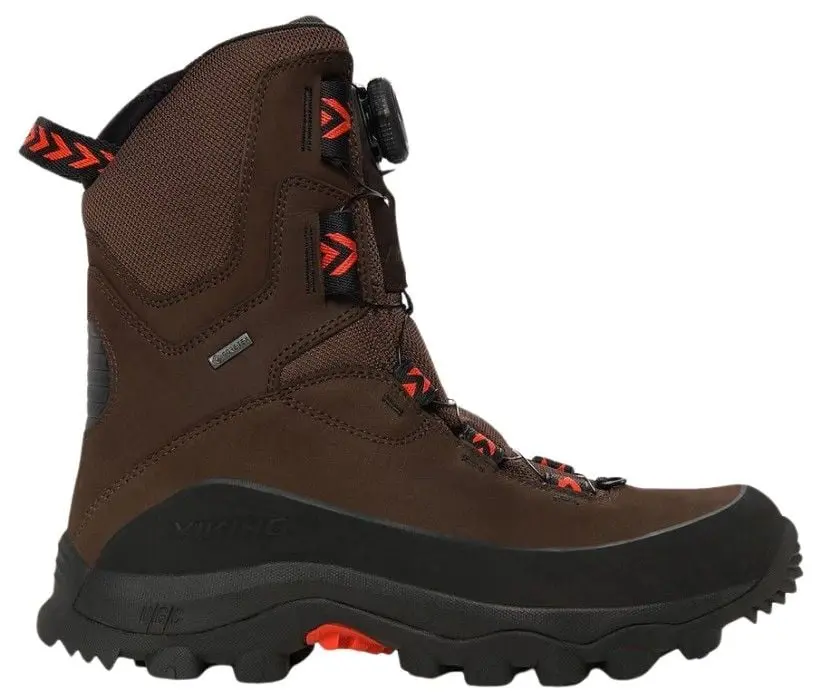 Viking Viking Villrein High GTX BOA Unisex Dark Brown/Red