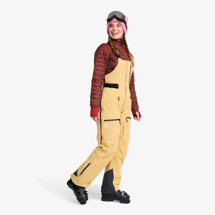 RevolutionRace Atlas 3L Ski Bib Pants Dame Lark