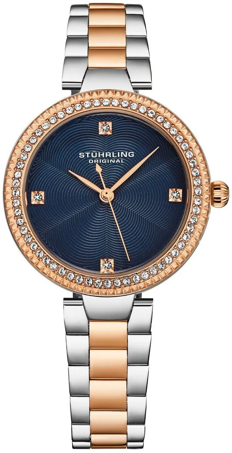 Stührling Original Stührling Original Dameklokke 4043.4 Brilliance Blå/Rose-gulltonet