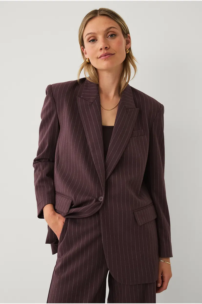 Ellos Collection Overdimensjonert blazer - Rød