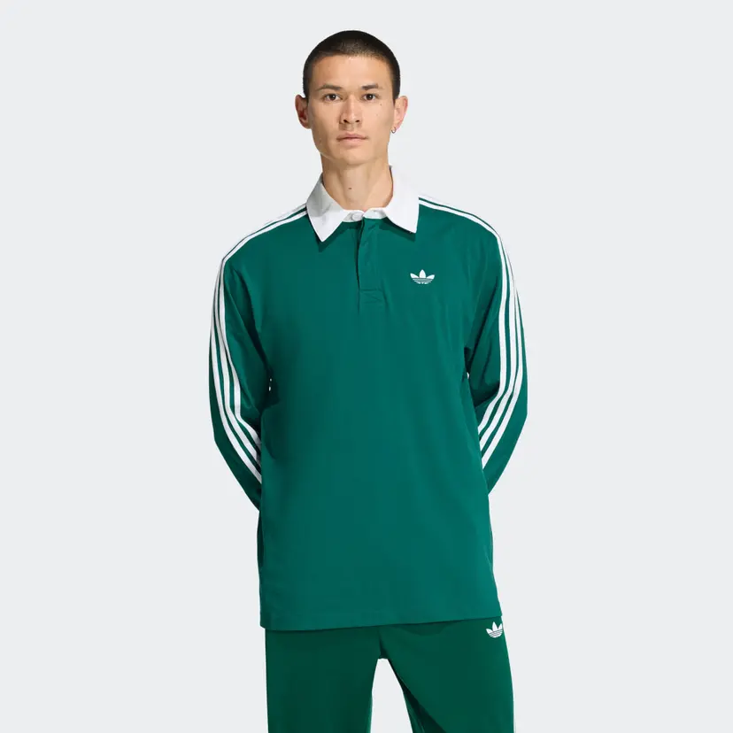 Adidas 3-STRIPES RUGBY LONGSLEEVE POLO