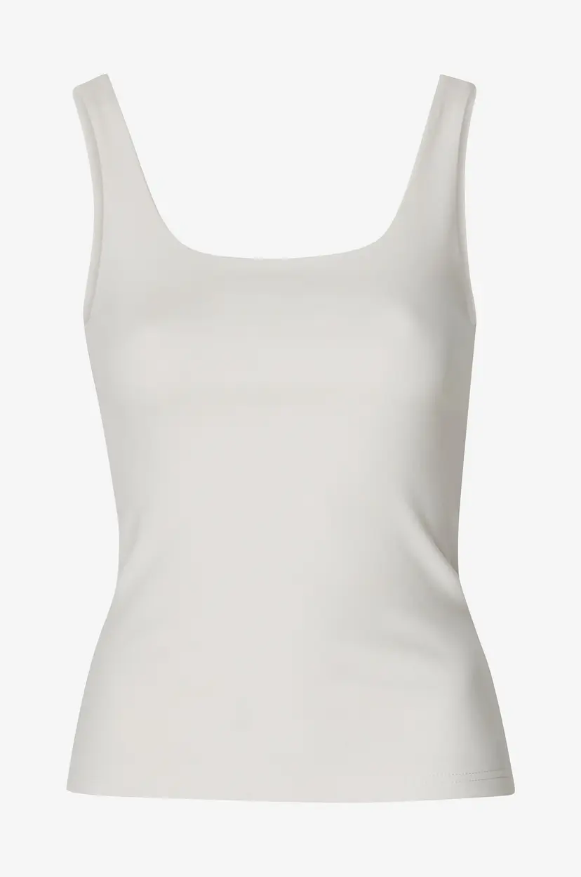 Bread & Boxers Singlet Tank Scoop Back - Hvit