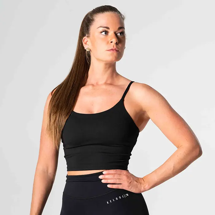 Relode Relode Core Crop Top, Black