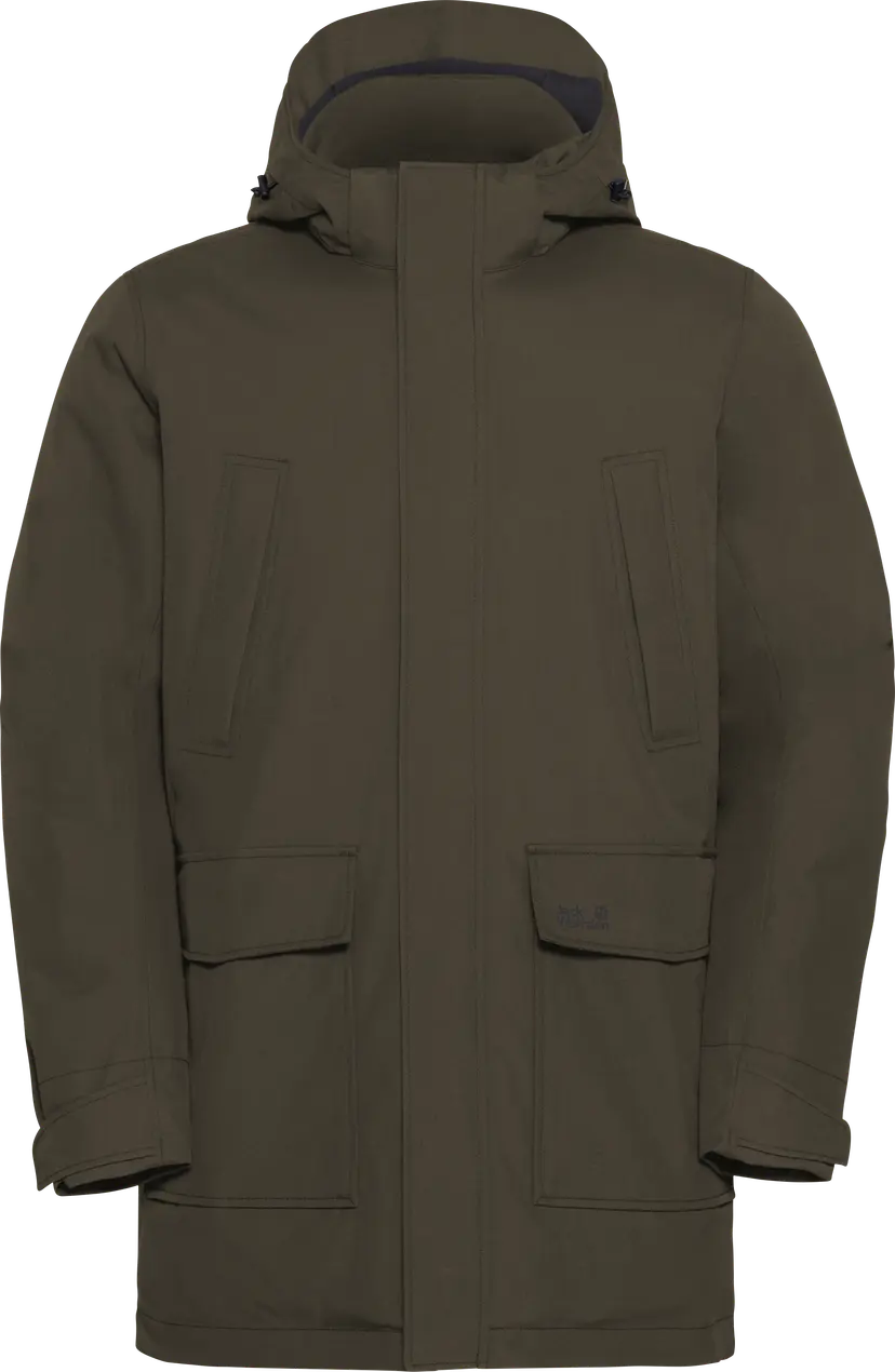 Jack Wolfskin Jack Wolfskin Men's Canyon Shield Parka Obsidian Moss