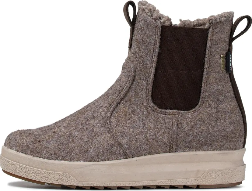 Pomar Pomar Women´s Kevo GORE-TEX Ankle Boot Sand Felt/bark Micro