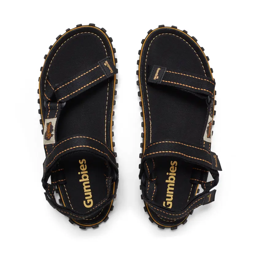 Gumbies Gumbies Unisex Tracker Sandals Black