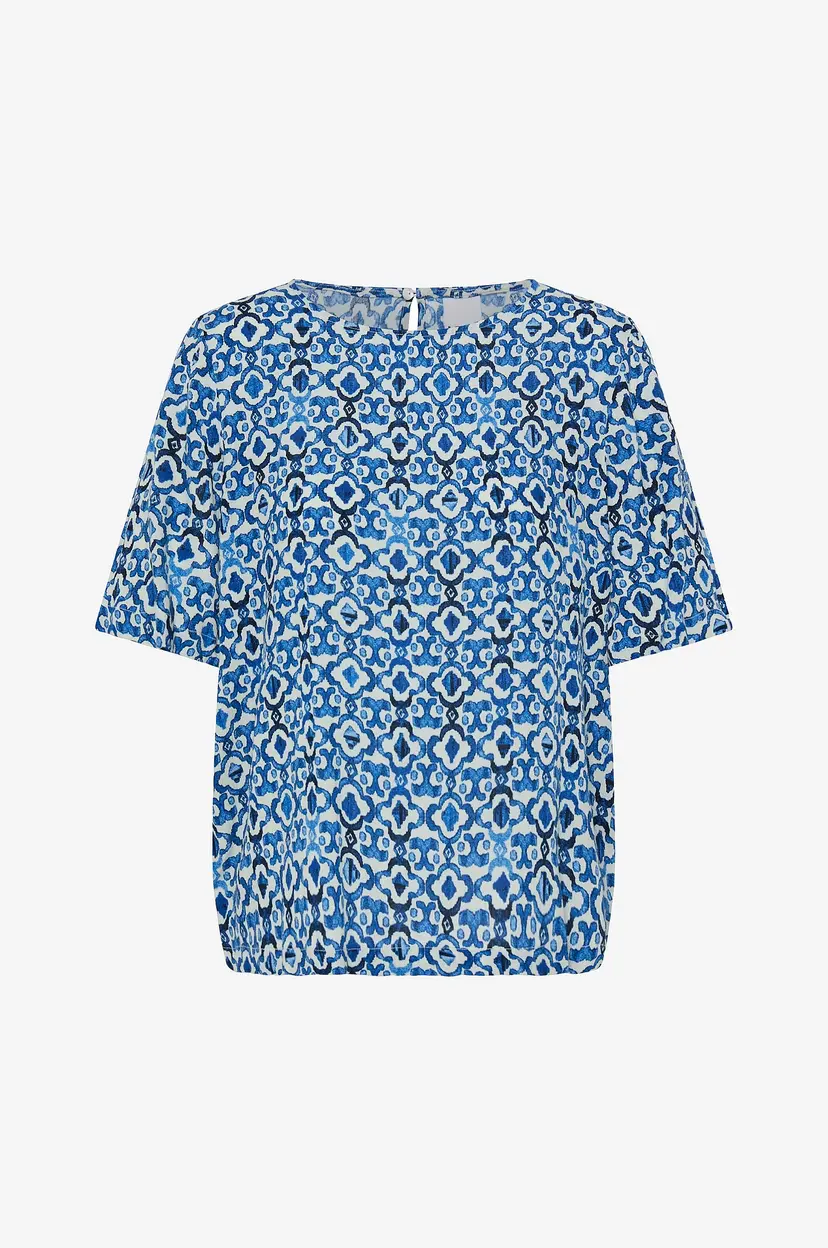 Ichi Bluse ihMarrakech Aop - Blå