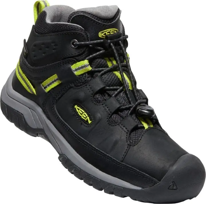 Keen Footwear Keen Footwear Junior Targhee Mid Waterproof Black/Steel Grey