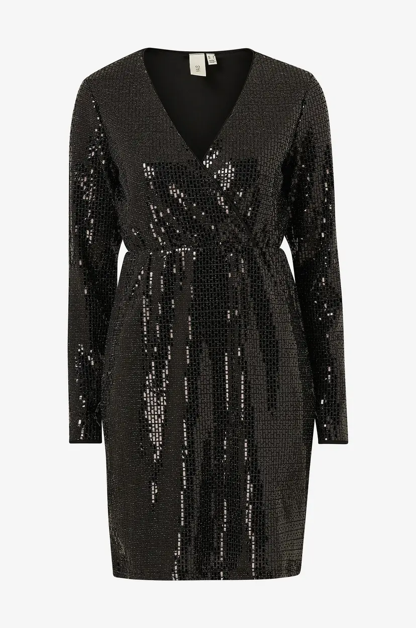 Y.A.S Plajettkjole yasDarkness LS Dress - Svart
