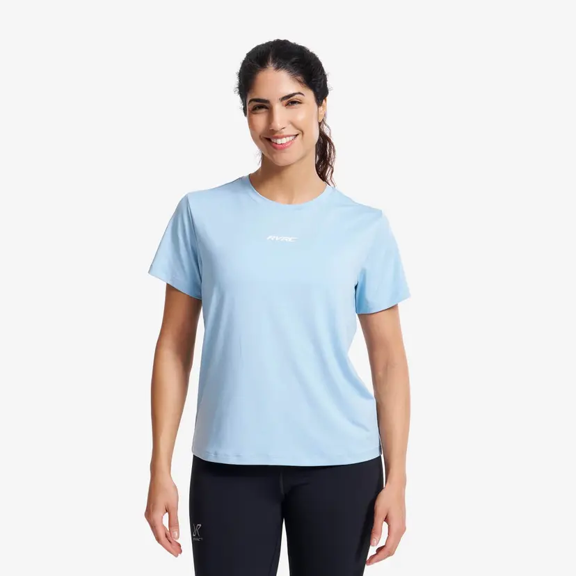 RevolutionRace Direction Active T-shirt Dame Forget-Me-Not