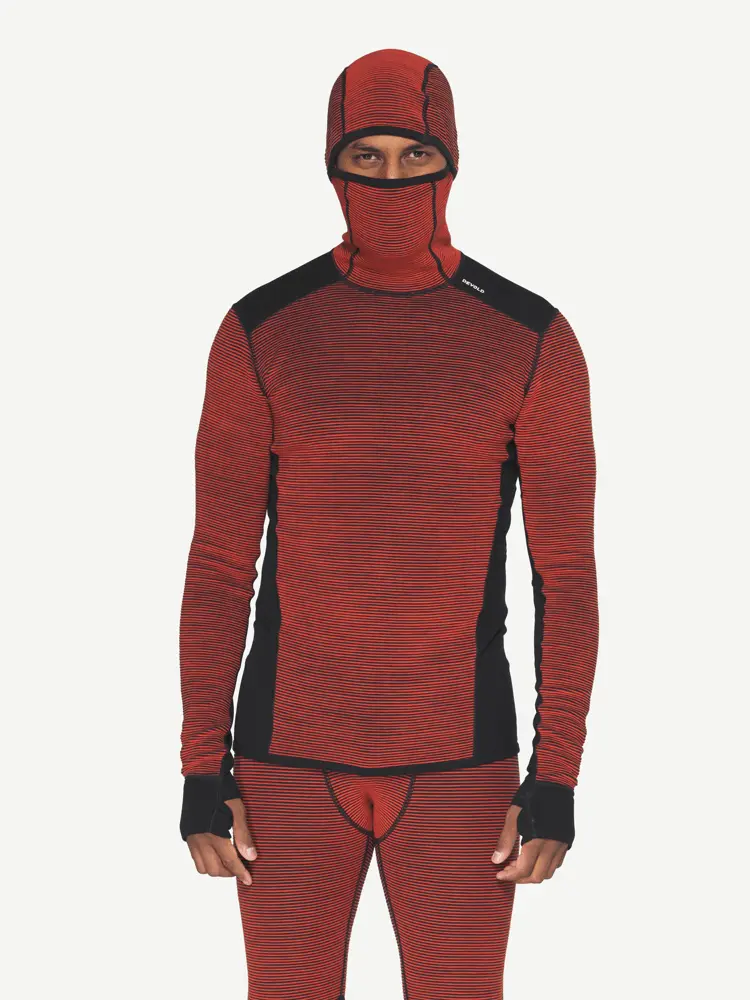 Devold Devold - Reverso Merino Hoodie Herre - Large - Oransje