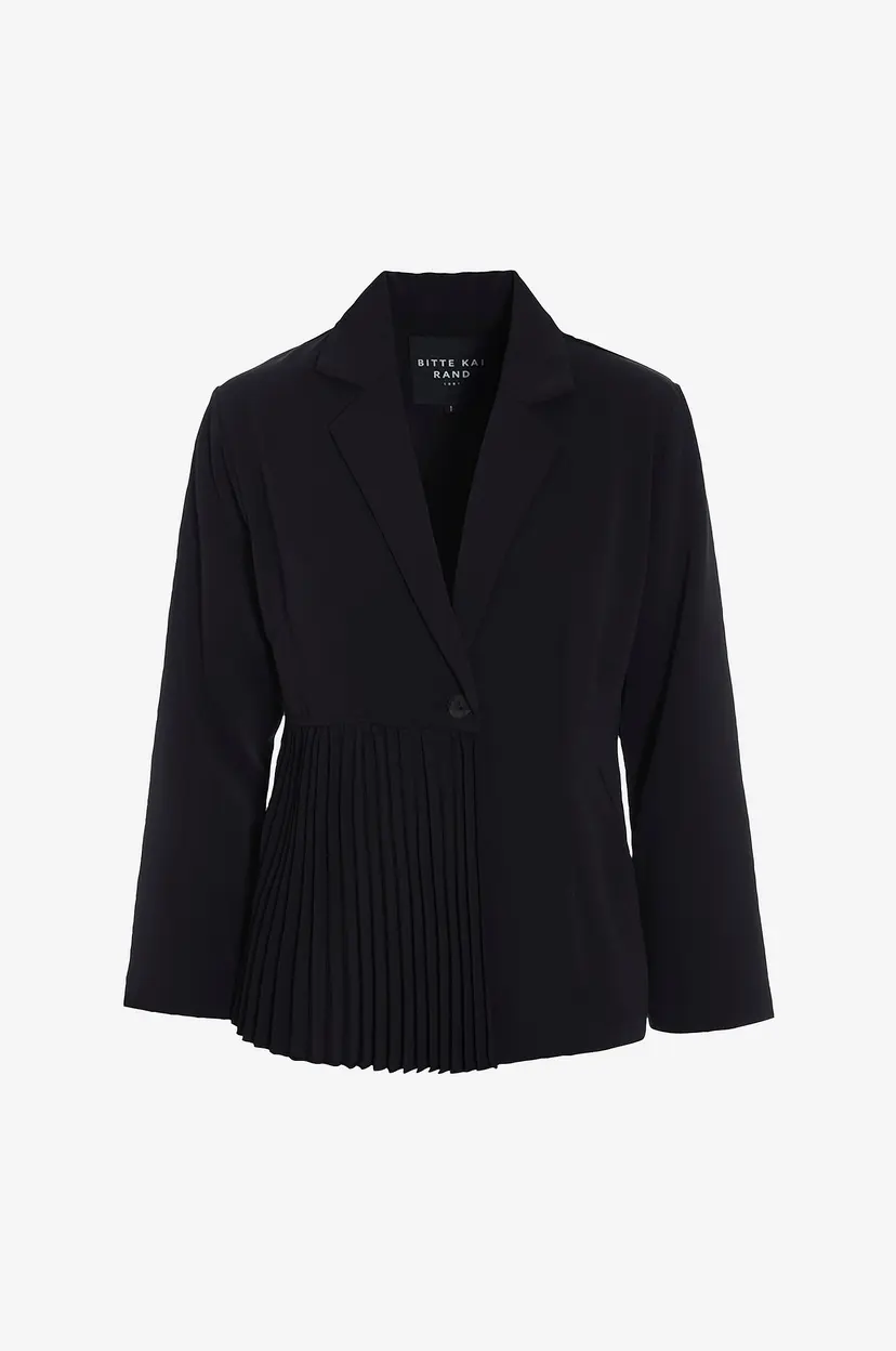 Bitte Kai Rand Blazer Yume jacka med veckad detalj - Svart