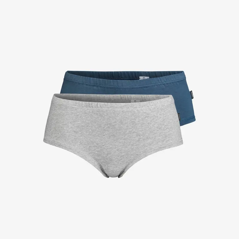 RevolutionRace 2-pack Ultimate Soft Hipster Dame Moonlit Ocean/Grey Melange