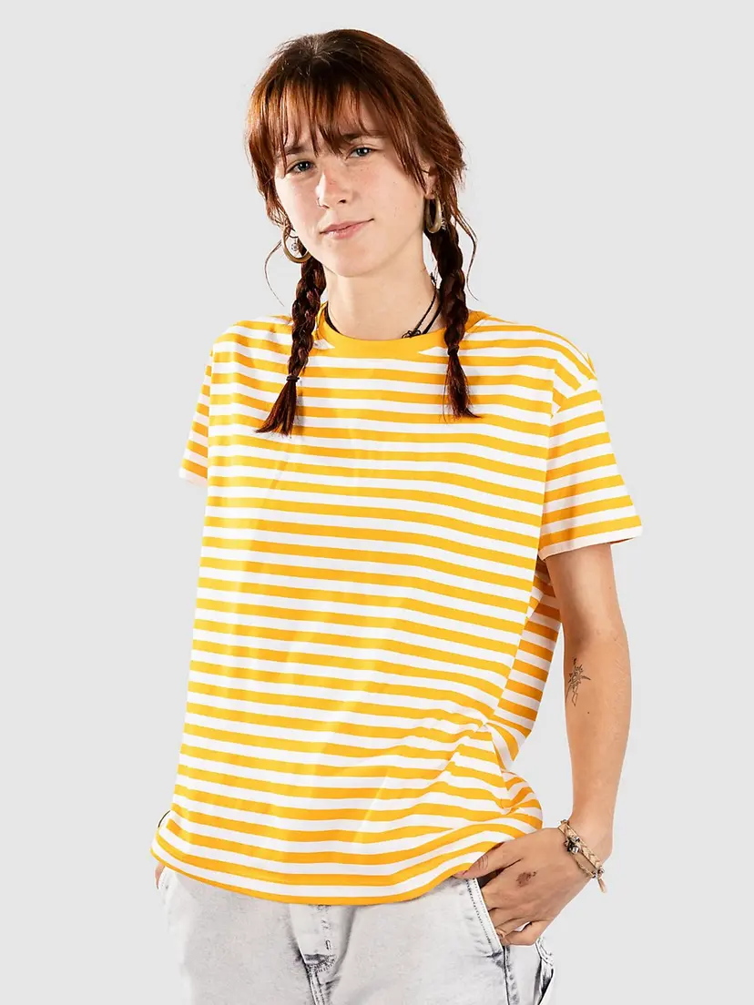 Urban Classics Urban Classics Regular Striped T-skjorte gul
