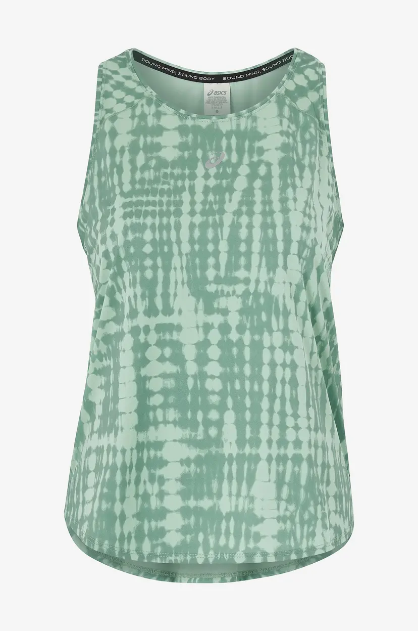 Asics Løpesinglet Road All Over Print Tank - Grønn