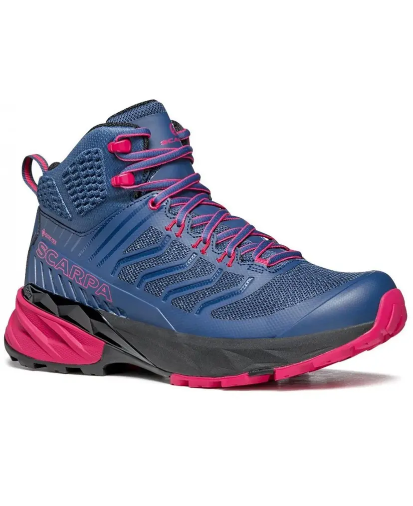 Scarpa Scarpa Rush Mid GTX Wmn Blue-Fuxia