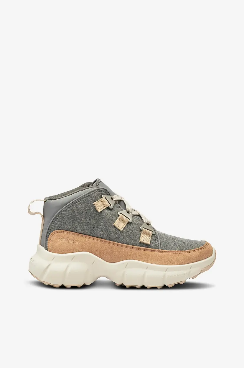 Merrell Vinterskoletter Clover Mid Wool WP - Grå
