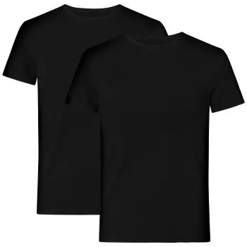 Resteröds Resteröds 2P Bamboo Crew Neck Slim Fit Svart Large Herre