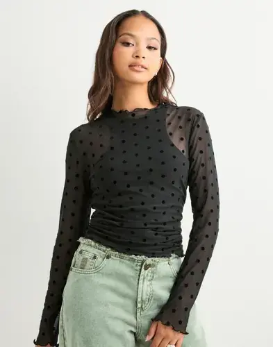 ONLY Only - - Onljuliet L/S Mockneck Top Box Jrs