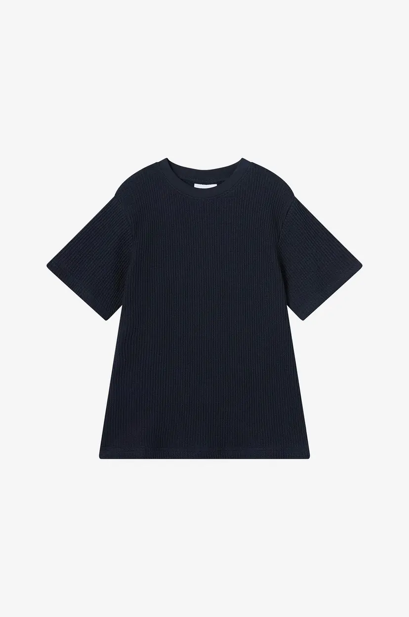 Grunt T-skjorte grAlf Waffle SS Tee - Blå
