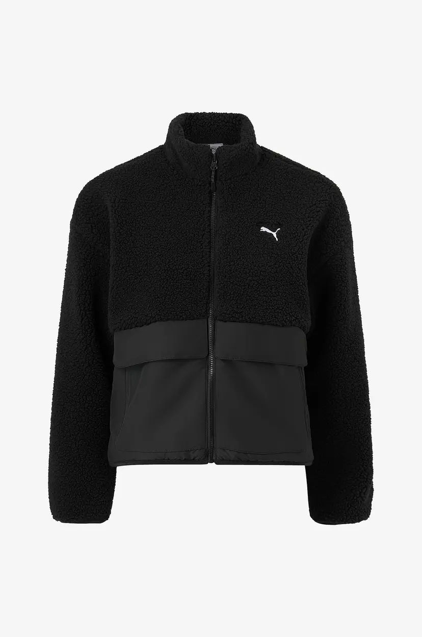 Puma Teddyjakke Re:fibre Sherpa Jacket W - Svart