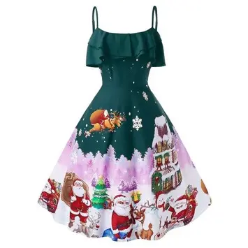 Lili Marleen Julekjole: Christmas partytime, grøn