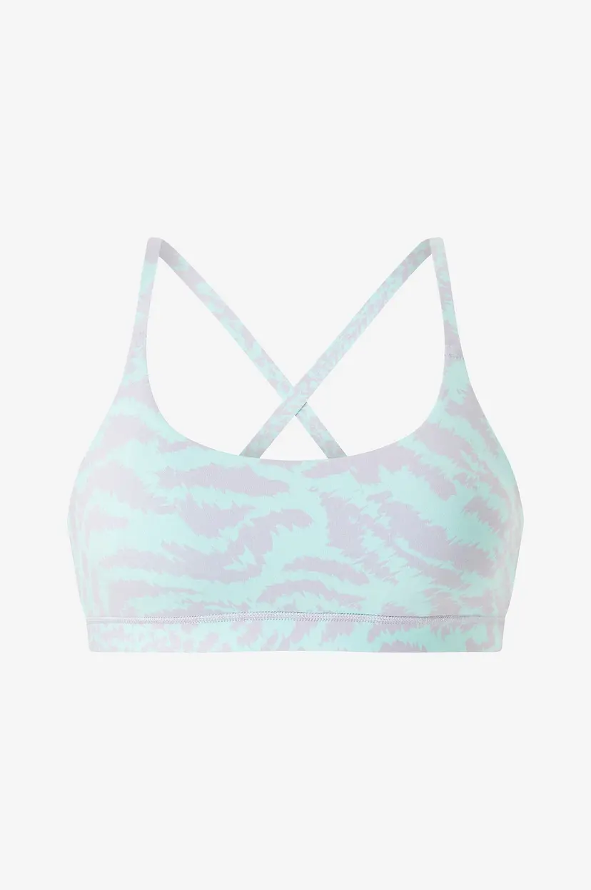 Adidas Sport Performance Sports-BH All Me LS Aop B - Blå