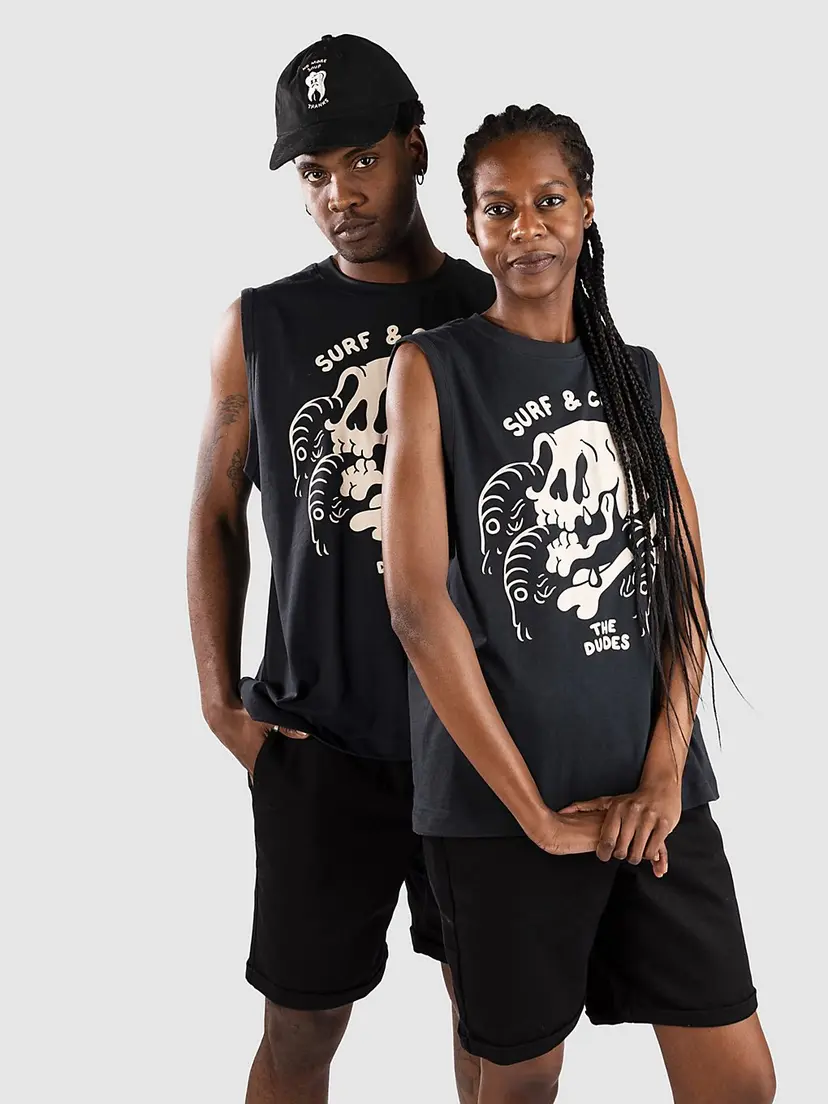 The Dudes The Dudes Surf And Curse Singlet svart