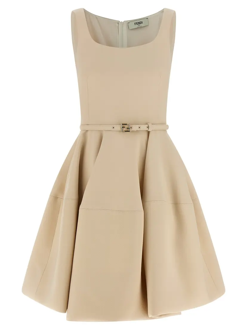 Fendi Fendi Midikjoler – Beige