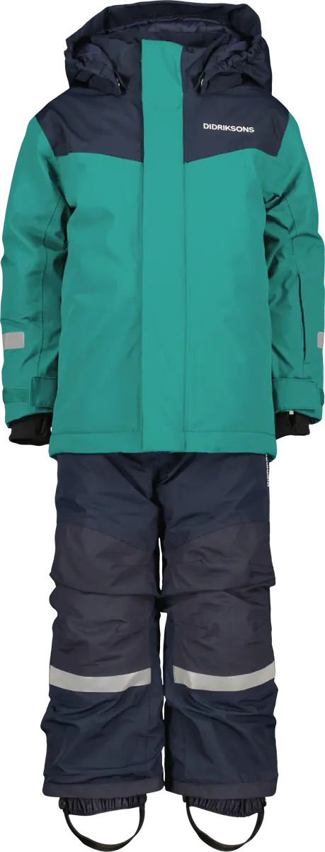 Didriksons Didriksons Vintersett Skare Kids Petrol Green (80 / 1 år)