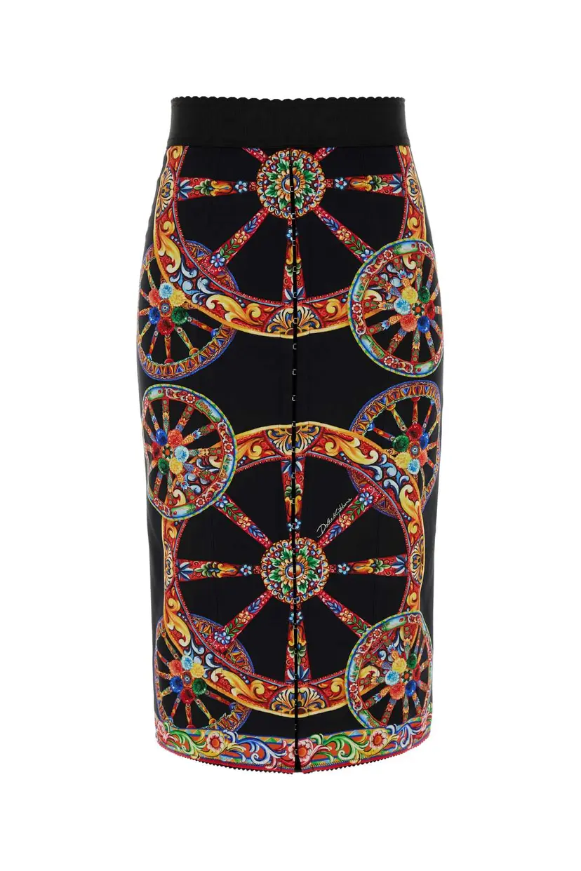 Dolce & Gabbana Dolce & Gabbana Midiskjørt – Svart