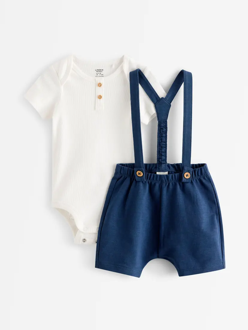 Lindex Sett med body og selebukse