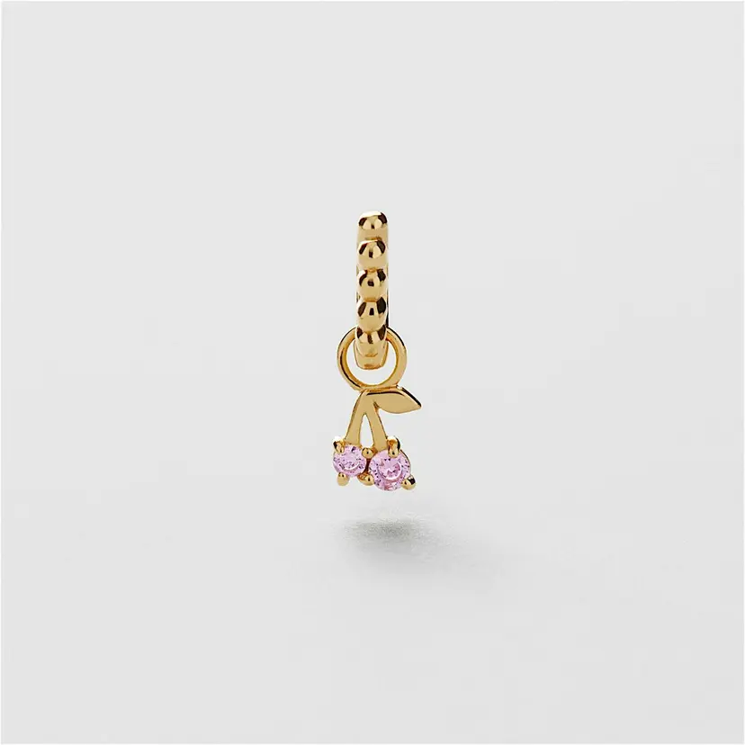 Safira Pink Cherry Single Hoop