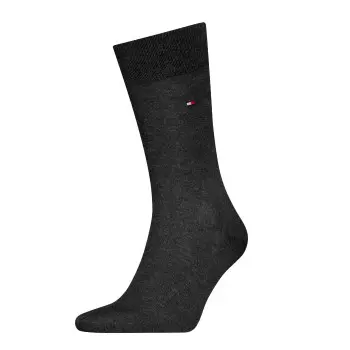 Tommy Hilfiger Tommy Hilfiger Strømper Men Cashmere Sock Mørkgrå  Str 45/46 Herre