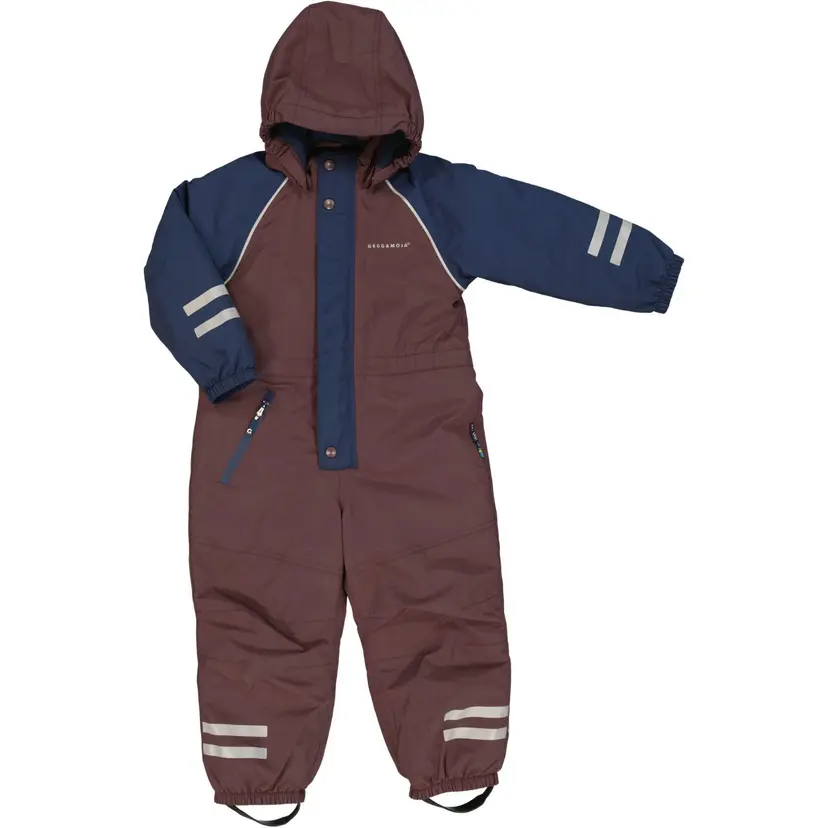 Geggamoja Vinteroverall Unitoddler Brun/Marinblå - 74/80